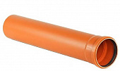 Труба канализ. ММП ПП L=3,0м  Ду160 оранжевая 4,2 мм.