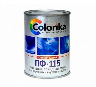 Эмаль ПФ-115 Colorika серая 2,7 кг
