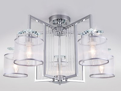 Люстра потолочная Eurosvet 60108/5 хром