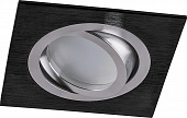 Светильник точечный Feron DL2801 черный  с  хромом MR16 G5.3  