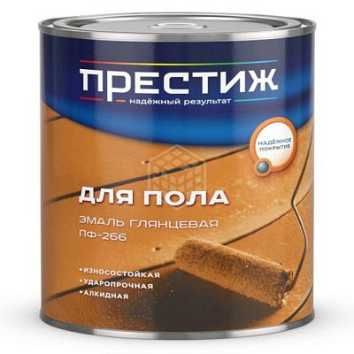 Эмаль ПФ-266 Престиж Светлый орех 1,9 кг