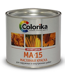 Краска МА-15 Colorika коричневая 2,1кг
