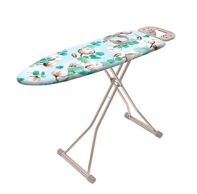 Доска гладильная HAUSHALT M (COTTON FLOWERS) 122*40 см 256806/ НМ/CF