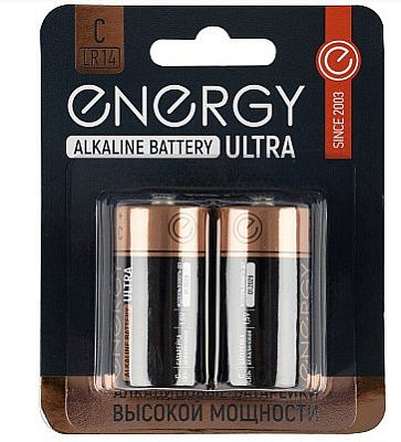 Батарейка алкалиновая Energy Ultra LR14/2B (С)