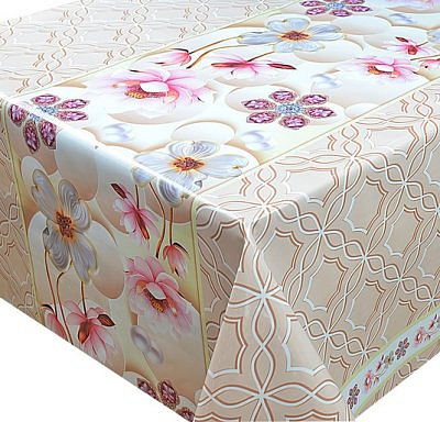 Клеенка столовая 498STS Ткань с ПВХ покрытием 1,37*20м