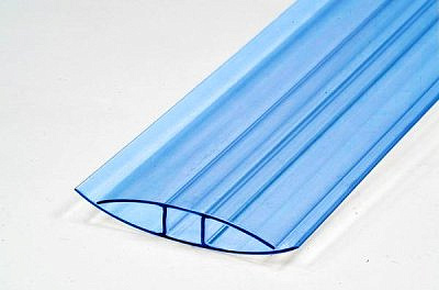 Профиль соединительно-неразъемный НР 8-10х6000 мм (синий)