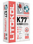 Суперэластичная  клеевая смесь LitoKol  SUPERFLEX К77 - (25кг)