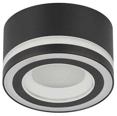 Светильник встриваемый под лампу ЭРА DK113 BK   GХ53  черный