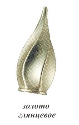 Наконечник Ваниль золото глянцевое D16  16.01.28.101
