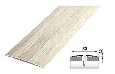 Профиль ПС18 клен беленый 80*4,5*1350