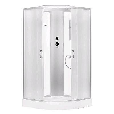 Душевая кабина ERLIT ER3508Р - С3 80*80*215 матовое стекло низкий поддон