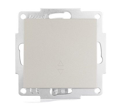 Выключатель механизм проходной  1 клавиша титан 3788-105