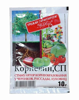 Стимулятор корнеобразования Корневин 10гр МосАгро 00162545