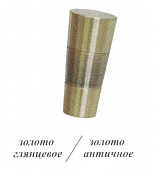 Наконечник Титан золото глянцевое, античное D16 16.01.20.100/101