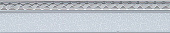 Карниз DDA Серебро 2,6 м 50 мм 3-х. рядные с поворотом 