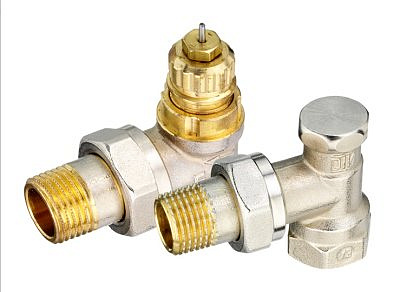 Набор термостатический для радиатора угловой, 1/2 Click