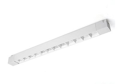 Светильник трековый светодиодный на шинопровод белый Feron 130 AL белый 30w 2700 Lm 4000k 60 градусов 48373