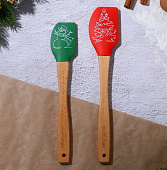 Набор силиконовых лопаток "Рождественские истории", 2шт 9689756