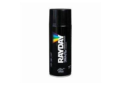 Краска аэрозоль RAYDAY акрил RAL 9005 черная матовая 520мл