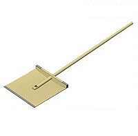 Лопата снег. фанер. 500х380 с/ч  в/с