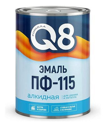 Эмаль ПФ-115 FORMULA Q8 белая 0,8кг 277240