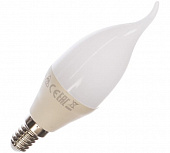 Лампа Gauss LED CLD-T 9,5W/4100 E14  свеча на ветру матовая / пластик