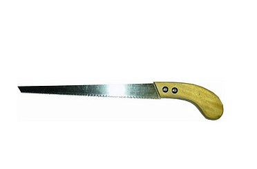 Ножовка по дереву 300мм прямая с деревянной ручкой 010208