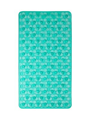 Коврик AQUA-PRIMA Соты 67*37см бирюзовый