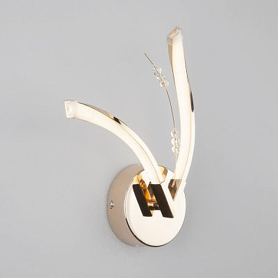 Светильник настенный светодиодный Eurosvet 90086/2 золото