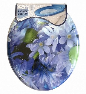 Сидение для унитаза МЯГКОЕ с рисунком в ассортименте