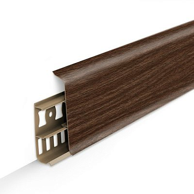 Плинтус напольный Ideal Деконика Орех (85 мм)