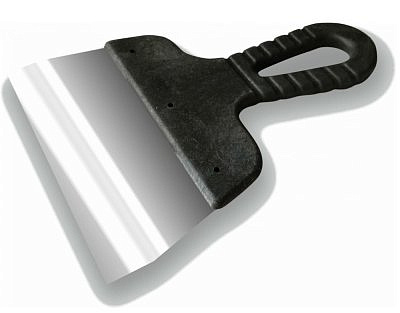 Шпатель DECOR 200мм нержавеющая сталь,пластиковая ручка 311-0200