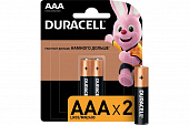 Элемент питания Duracell ААA/LR03 2штуки 26812