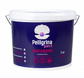 Краска в/д PELLIGRINA PAINT акриловая фасадная белоснежная (7кг)