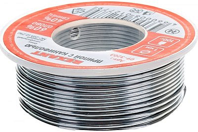 Припой с канифолью d=1,0мм 100гр Rexant 09-3203