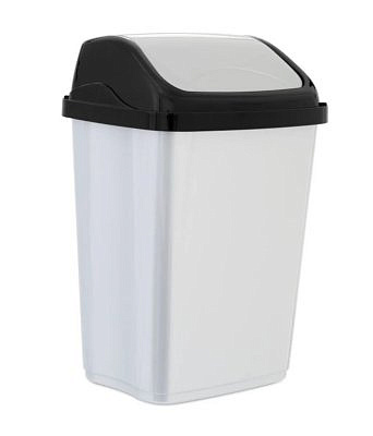 Контейнер для мусора VITTORIO 26л серый 34х27х51см  HL011405