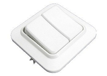 Выключатель 2-клавиши СП С56-У02 белый