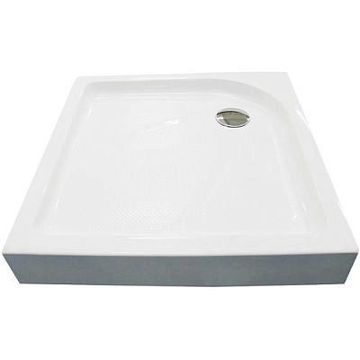 Поддон акриловый P110/RL квадрат (P11010) 100*100*15 с сифоном d90мм