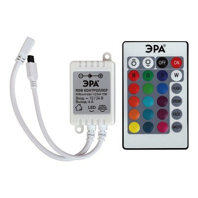 Контроллер  72W 12V 6A RGB с большим ИК пультом