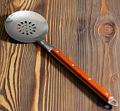 Шумовка для казана узбекская 40см, с деревянной ручкой  3815899
