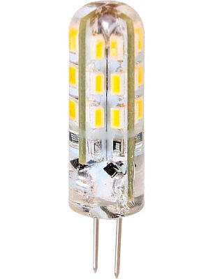 Лампа светодиодная G4 12V 3W 2700K 38х12 СОВ матовое стекло BL5