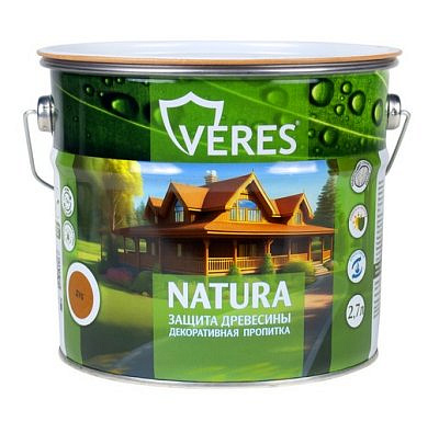 Пропитка VERES NATURA декоративная Дуб 2,7л