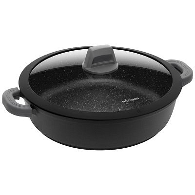 Сотейник "NADOBA"с антипригар. покрыт., с крышкой, 28 см, DARA