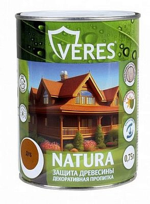Пропитка VERES NATURA декоративная Дуб 0,75л 262276