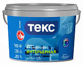 Краска в/д ТЕКС "ПРОФИ" для стен и потолков интерьерная База А 1,8л
