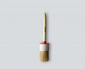 Кисть DECOR круглая №10 светлая щетина, деревянная  ручка 740-040