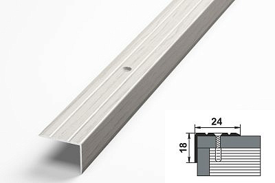 Профиль угловой ПУ03 дуб арктик 24*18*1350
