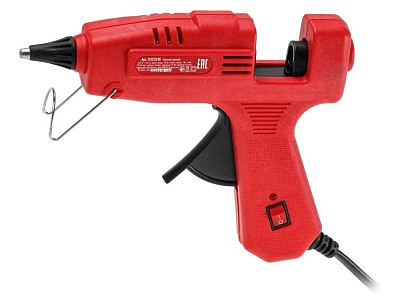 Пистолет клеевой  Wortex LX GG 0710-3 в блистере +2 клеевых стержня 0323216