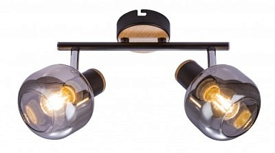 Светильник настенно-потолочный, поворотный, спот 7026-702 Dorkas 2x E14 40 Вт 