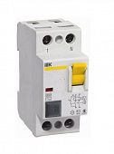 Выключатель дифференциального тока  (УЗО)   2п 16А 10мА тип AC ВД1-63 ИЭК MDV10-2-016-010